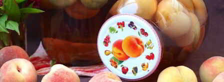 компот из персиков на зиму. Шаг 8