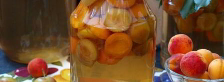 компот из сливы и абрикоса на зиму. Шаг 11