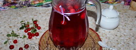 компот из вишни и черной смородины. Шаг 8