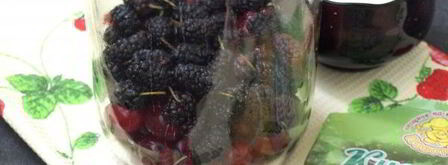 компот из вишни с шелковицей на зиму. Шаг 5