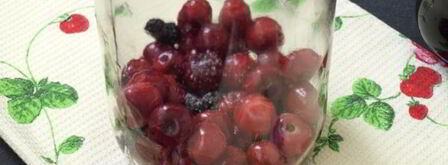 компот из вишни с шелковицей на зиму. Шаг 7