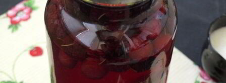 компот из вишни с шелковицей на зиму. Шаг 9