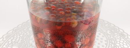 вишнево-клубничный компот с мятой на зиму. Шаг 5