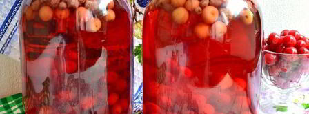 вишнево-клубничный компот с мятой на зиму. Шаг 6