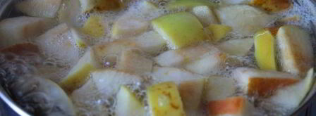 яблочный компот с киви и лимоном. Шаг 4