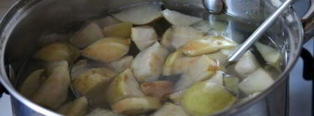 яблочный компот с киви и лимоном. Шаг 5