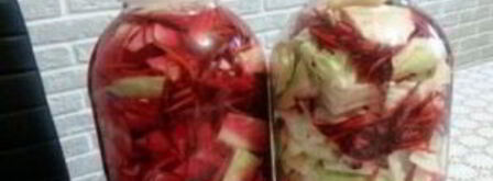 квашеная капуста со свеклой. Шаг 5