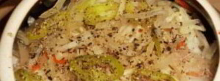 квашеная капуста в горшочке. Шаг 7