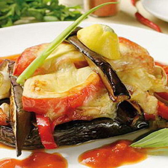 Рецепт баклажанов, запеченных с лечо