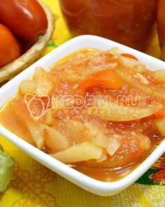 Лечо из кабачков в мультиварке