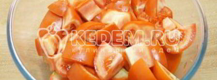 лечо из кабачков в мультиварке. Шаг 5