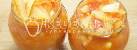 лечо из кабачков в мультиварке. Шаг 11