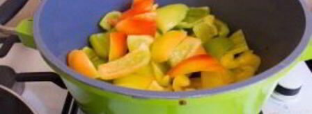 лечо из перца и помидоров. Шаг 4