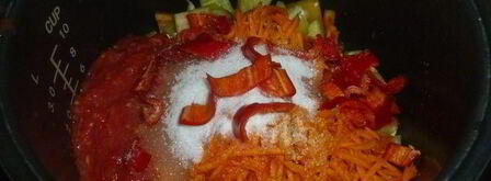 лечо по-казански в мультиварке. Шаг 5