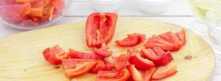 лечо с баклажанами, помидорами и перцем. Шаг 6