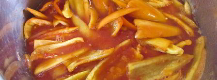 лечо с помидорами и перцем. Шаг 5