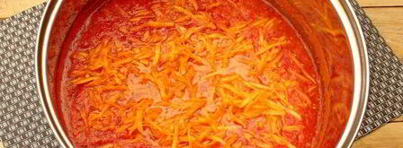 лечо с помидорами, перцем и морковью. Шаг 8