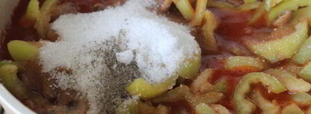 лечо с шампиньонами. Шаг 6