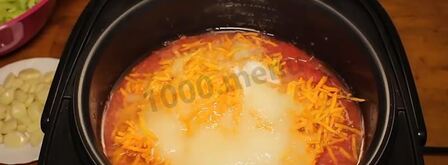 лечо в мультиварке на зиму из помидор и моркови. Шаг 6