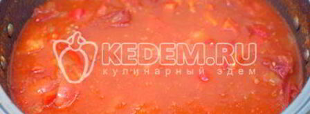 сладкое лечо. Шаг 9