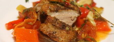 утиная грудка, тушеная в лечо. Шаг 6