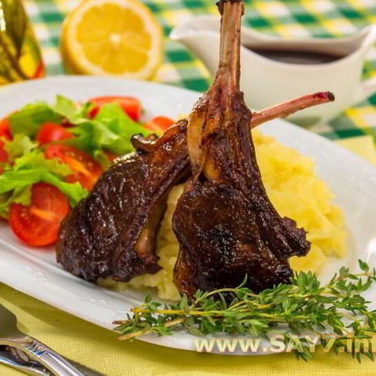 Рецепт маринованных бараньих ребрышек, жаренных на гриле