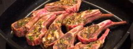 маринованные бараньи ребрышки, жаренные на гриле. Шаг 9