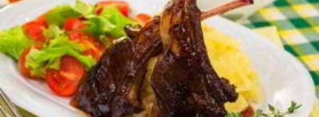 маринованные бараньи ребрышки, жаренные на гриле. Шаг 11