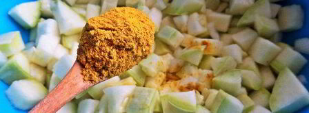 маринованные кабачки в карри. Шаг 5