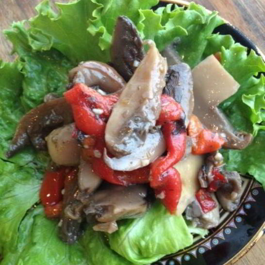 Рецепт маринованных шампиньонов со сладким перцем