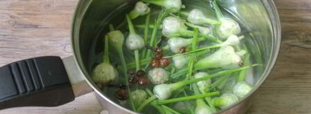 маринованные стрелки чеснока. Шаг 8