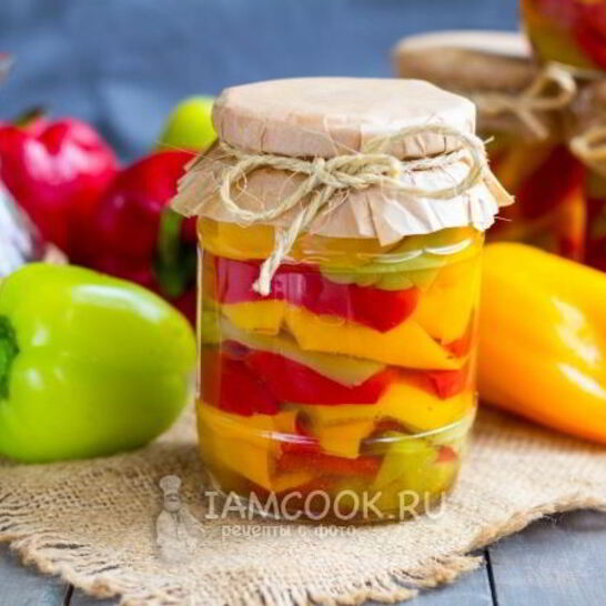 Рецепт перца маринованного в масле