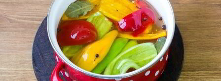 перец маринованный в масле. Шаг 10