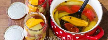 перец маринованный в масле. Шаг 12