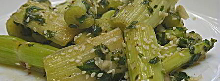 пряный маринованный сельдерей в меду. Шаг 8