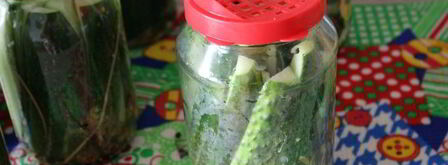 закусочные маринованные огурцы. Шаг 5