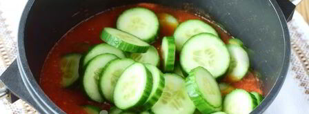 огурцы в томатном соке на зиму. Шаг 10
