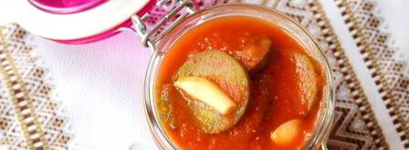 огурцы в томатном соке на зиму. Шаг 13