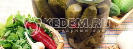 острые огурчики на зиму. Шаг 9