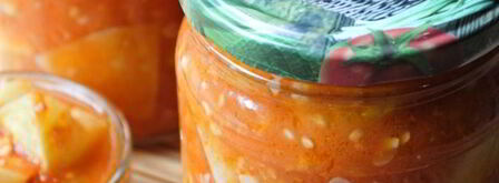 патиссоны в томатной заливке на зиму. Шаг 15