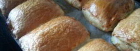 булочки с повидлом из дрожжевого теста. Шаг 8