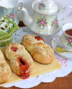 Латвийские булочки с повидлом