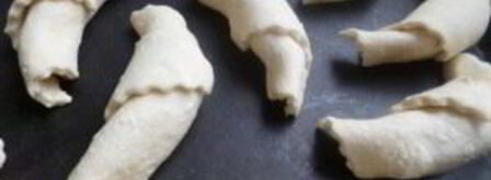 рулетики из творожного теста с повидлом. Шаг 7