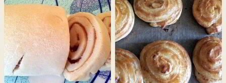 вертушки из творожного теста с яблочным повидлом. Шаг 3