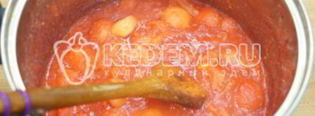 яблочное повидло с малиной. Шаг 6