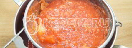 яблочное повидло с малиной. Шаг 7