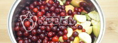 яблочное повидло с вишней бабушкино. Шаг 6