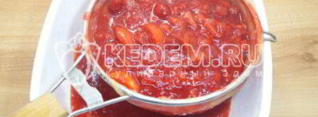 яблочное повидло с вишней бабушкино. Шаг 8