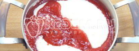 яблочное повидло с вишней бабушкино. Шаг 9