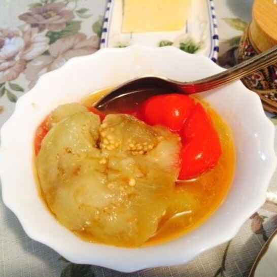 Рецепт салата-заготовки из баклажанов и сладкого перца